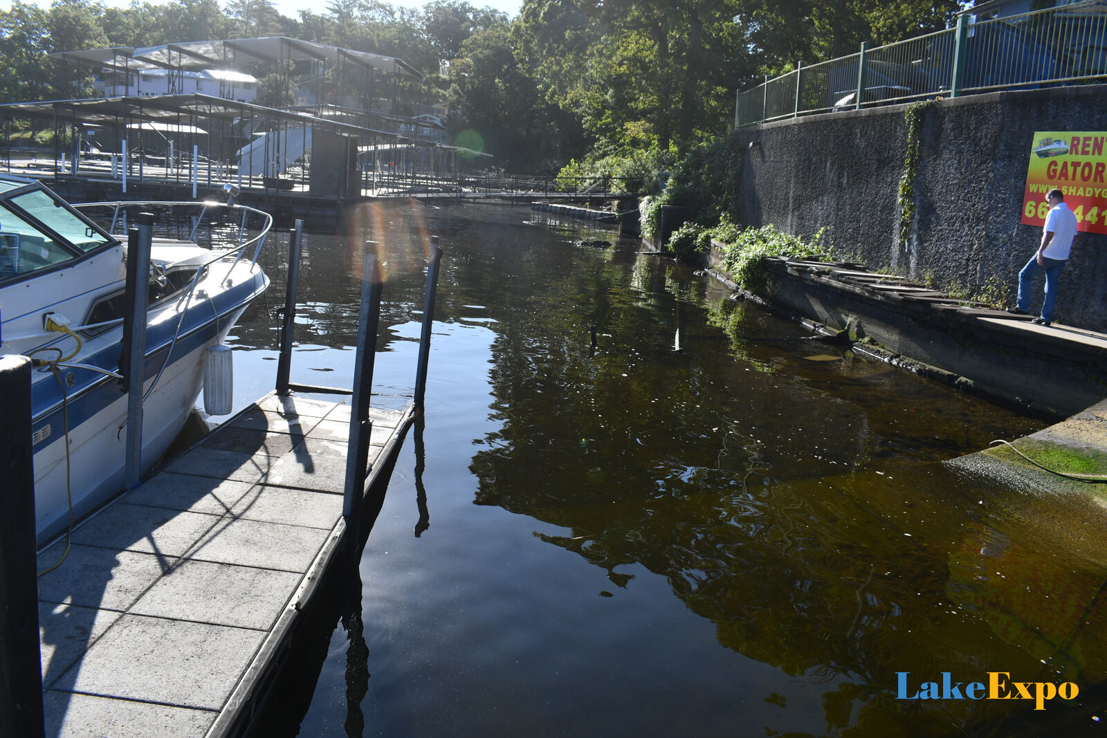 Shady Gators Dock Where Gun Was Retrieved